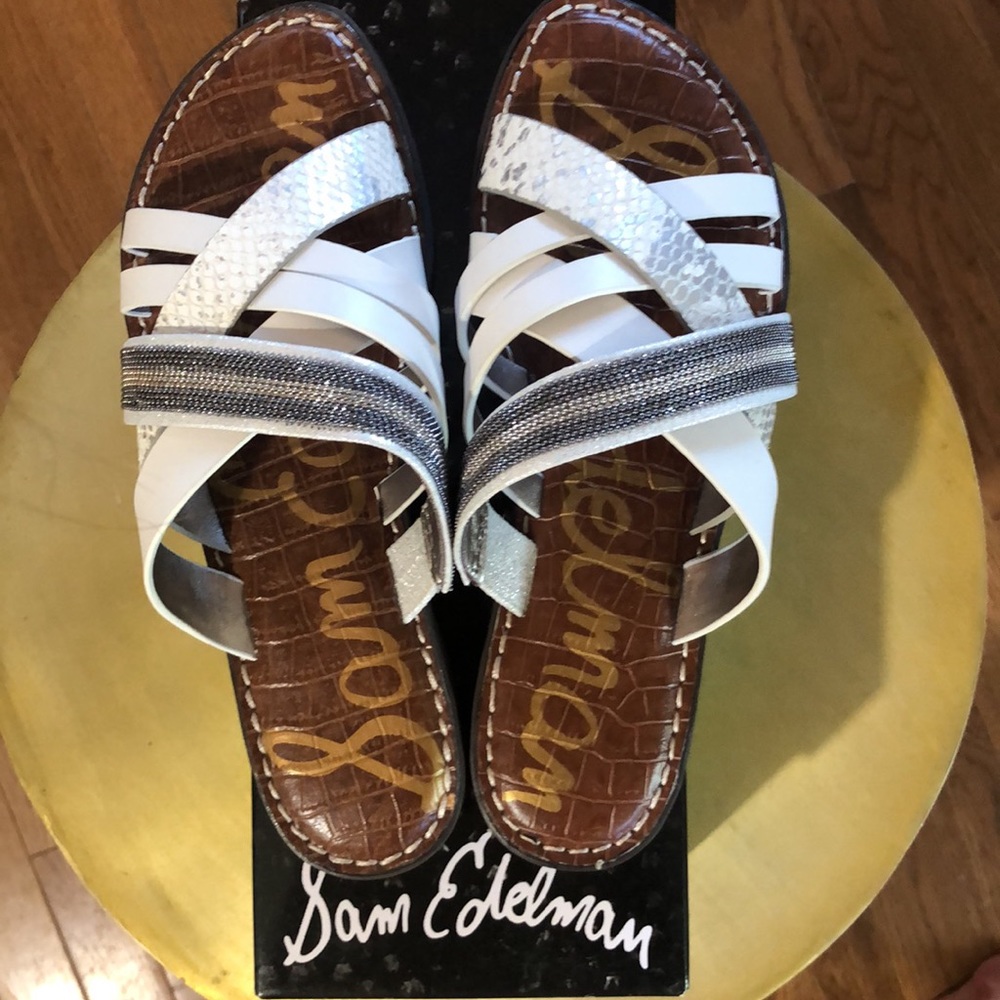 Anthropologie Sam Edelman Glennia Strappy Slide Sandals